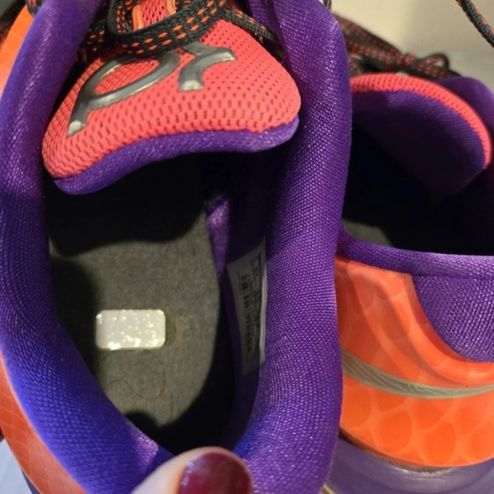 Nike KD VII 7 Hyper Punch Youth Pink Purple Training Shoes Sz 6Y #669942-601 EUC